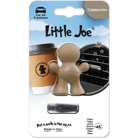 LITTLE JOE CAPPUCCINO DÉSODORISANT POUR VOITURE, BUREAU, TIROIRS, ARMOIRE, MAISON PAR EXEMPLE : À MONTER SUR N'IMPORTE QUELLE GR