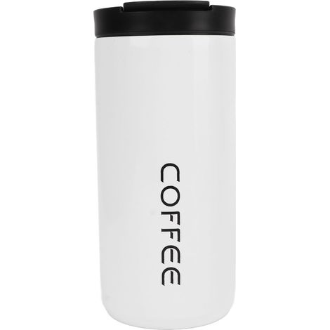 Tasse à café 400 ml, gobelet isotherme en acier inoxydable, simple et élégant, portable et isolant (1/5)