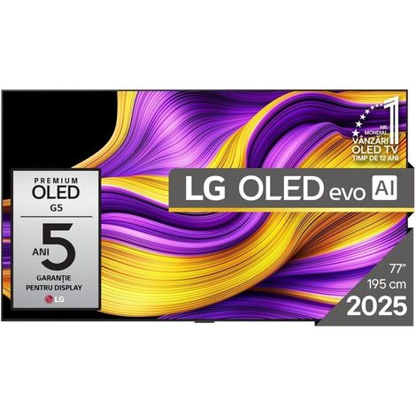 LG OLED evo AI OLED77G51LW Televisor 195,6 cm (77") 4K Ultra HD Smart TV Wifi Negro (1/5)