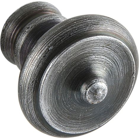 Bouton de meuble Ø 25 mm – Bouton de meuble rustique – Poignée pour meubles, fer noir galvanisé