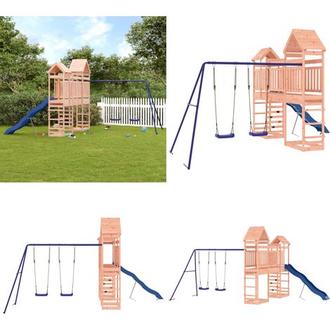 Spielturm Massivholz Douglasie - Holzspielplatz - Spielturm - Douglasienholz - Klettergerüst - Spielgeräte - Home & Living