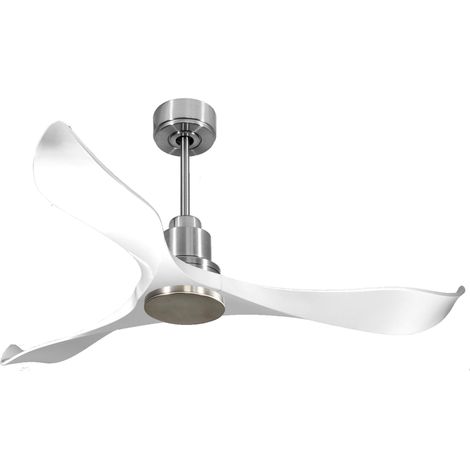 Ventilatore da soffitto Reversibile Termostato Wifi Motore CC Tetti inclinati Telecomando Adattatore 2/3 lame Hypersilence Memoria Shopify Vendible (AUTOMATICO) PURLINE VirginD132C0464481