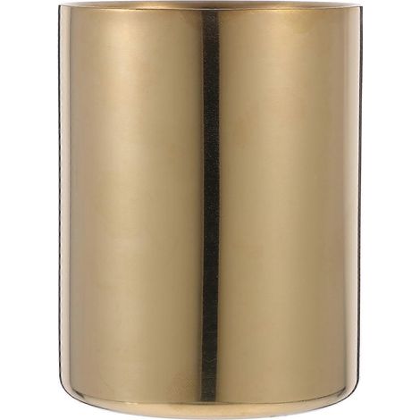Porte-stylo de bureau, organiseur de crayons en métal, pot à crayons, porte-pinceaux de maquillage multifonctionnel-10.50X8.00X8.00CM-Golden