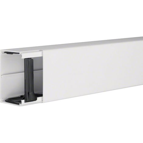 Goulotte de distribution PVC 60x90 mm - Longueur 200 cm (RAL 9016) LF6009009016 Hager