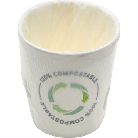 Gobelet en carton emballé individuellement 210 ml - 500 unités - Betik