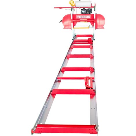 Scie à grumes moteur essence Briggs&Stratton 6,5ch - Longueur de coupe 5180 mm - Capacité diamètre Ø470 mm Torros HBZ460L (1/5)