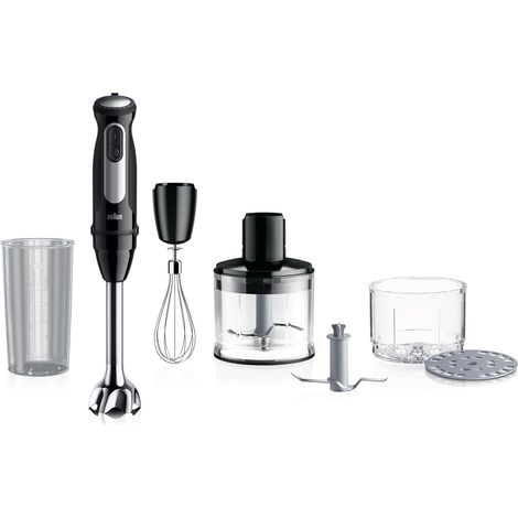 Braun MultiQuick 5 MQ55.254MBK 0,5 L Batidora de inmersión 1000 W Negro, Acero inoxidable