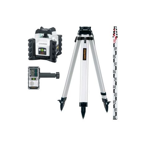 Laserliner – Laser rotatif Quadrum Compact G 210S – Laser vert 515 nm – Portée 40 m – Trépied léger 165 cm – Alimentation Li-Ion (1/5)