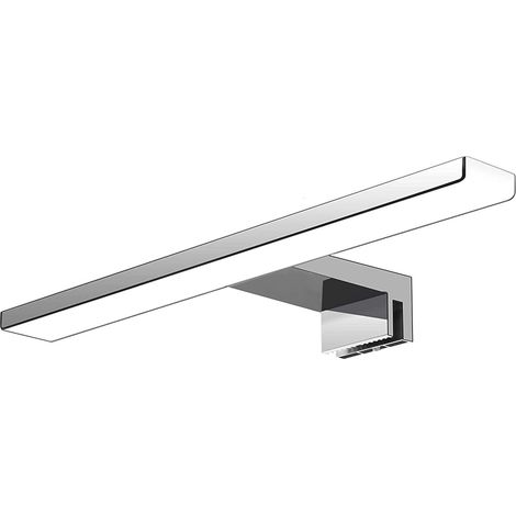 Applique de salle de bain 60cm 10W couleur Chrome sans fermeture Lumière neutre 4000 - 4200k (1/5)