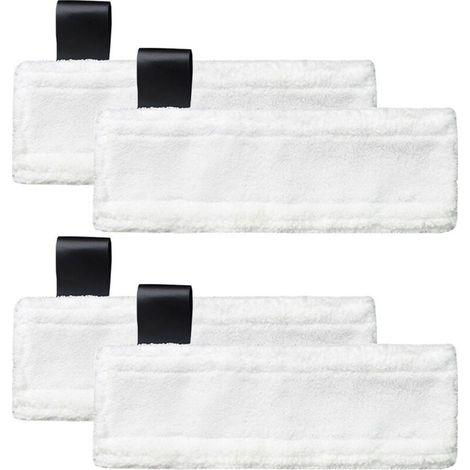 4 Chiffons en Microfibre Ultra-Fins pour Nettoyeur Vapeur Kärcher Easy Fix SC2 SC3 SC4 SC5, Accessoires de Rechange Lavables (1/4)