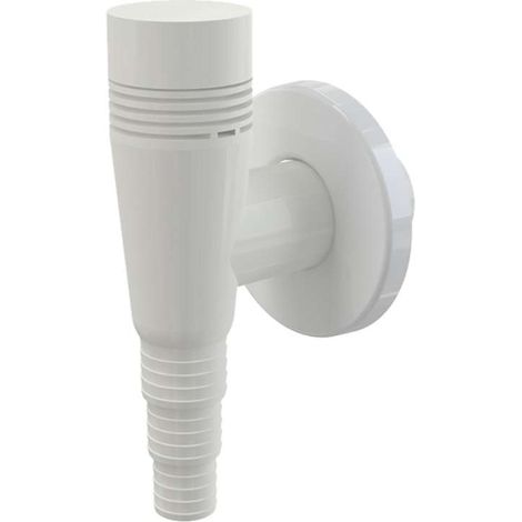 Sifone per lavatrice DN32 - Bianco - Con valvola di aerazione - Sifone antiodore - Facile da pulire (1/2)