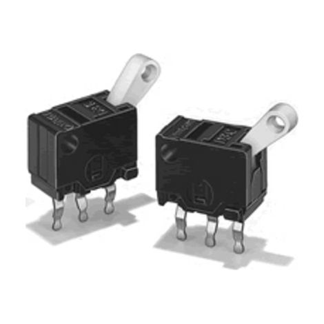 Microswitch Omron d3c-1220 30 V DC 0,1 A