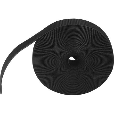 Attaches câbles réutilisables en nylon avec Velcro pour gestion des fils - 10 mètres / 32.8 pieds