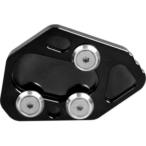 (NOIR) Compatible avec BMW F800R F800S F800ST F800GT R1200S HP2 2009-2015 2011 2012 2013 2014 Béquille latérale, extension et support maxpower (1/4)