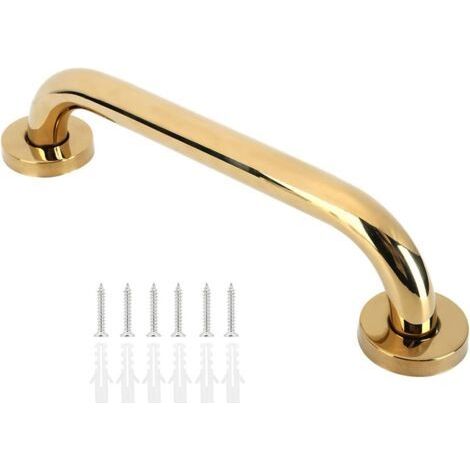 FENOPLASTICABarre de maintien antidérapante 30cm en acier inoxydable – Installation facile avec vis dissimulées – Sécurise salle de bain et baignoire (1/5)