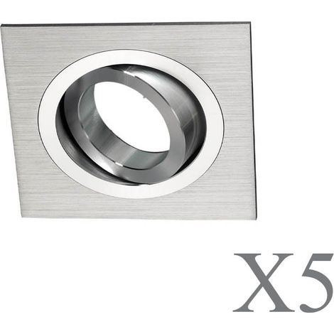 Pack 5 Classic Cuadrado Aluminio