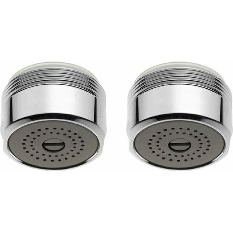 Wassersparende Armatur, Außengewinde auf Innengewinde, 24 mm, für Spülbecken und Waschbecken, reduziert Ihren Wasserverbrauch um 30 bis 80 % (Außengewinde M24)