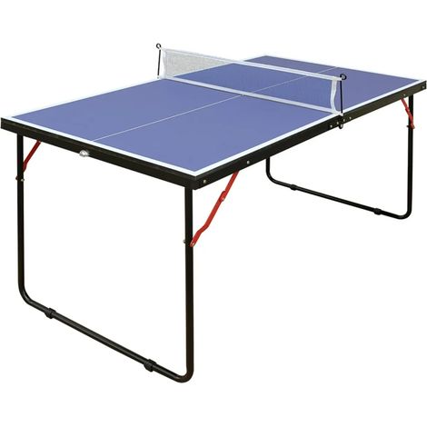 Tavolo da Ping Pong da Tavolo Pieghevole da Interno Racchette Palline Rete (1/4)
