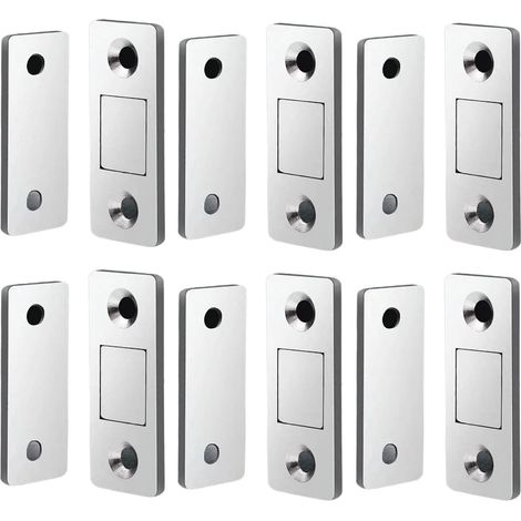Lot de 6 paires d'aimants invisibles ultra-fins pour portes (1/5)
