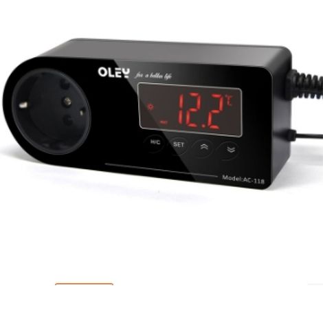 Thermostat intelligent pour animaux de compagnie, interrupteur de chauffage pour aquarium et reptiles, affichage numérique, thermostat électronique (1/5)