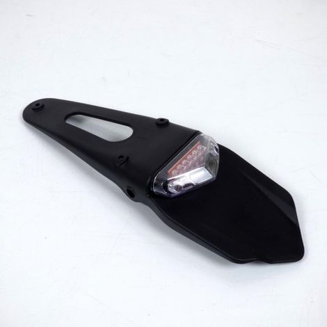 Bavette support de plaque homologué One feu arrière AR LED 12V (1/3)