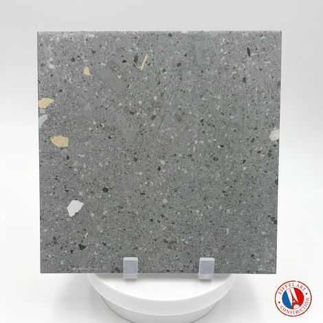 Aelle - Carrelage sol / mur effet terrazzo 20x20 cm Croccante Arandano - Vendu par boîte de 1 m² (1/3)