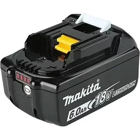 Batterie Lithium-Ion 18V 6.0Ah pour Makita BL1860B, BL1850B, BL1840B, BL1830B - Compatible avec Tous les Outils Makita 18V LXT, avec Indicateur de Niveau de Charge
