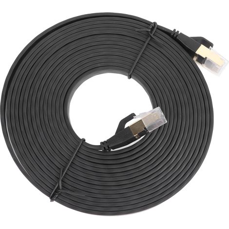 Câble Réseau Catégorie 8 Haute Vitesse, RJ45 Blindé 16.4ft pour Box Internet, Routeur, PC et Jeux (1/5)