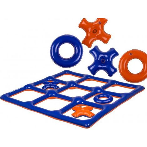 Aufblasbares Poolspiel Wasserspiel Tic Tac Toe schwimmendes Pool Spielset (1/2)