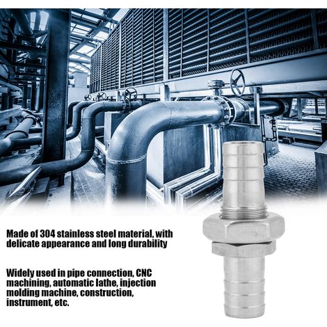 Raccord de tuyau fileté mâle en acier inoxydable 304, connecteur de raccord d'extrémité de tuyau (12 mm) (1/5)