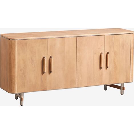 SKLUM Sideboard aus Mangoholz und Stahl Osaka  &x2194&xFE0E 160 cm                                 
