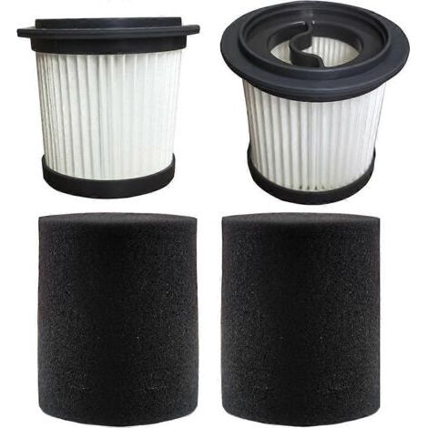Lot de 2 filtres HEPA et 2 filtres en mousse pour aspirateurs sans fil AIRDIYA VG3, MHRMHR KP1108 et Bieiao (1/5)