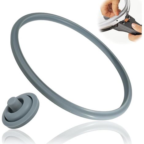 Pressure Cooker Rubber Gaskets 22 cm, Silicone Replacement Seal for 3 L, 4.5 L, Pressure Cooker Spare Parts and Gasket (1/5)