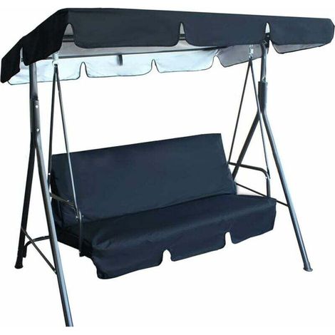 Housse de chaise de balançoire, balançoire de jardin 3 places auvent + housse de siège, housse de pr