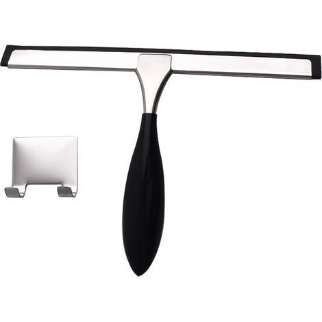 Raclette de douche à fixer sur la porte - Raclette en verre - Sans perçage - St (1/5)