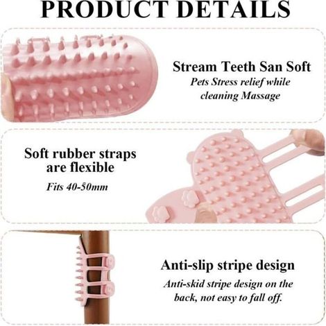 2pcs Pet Itch Stopper, Corner Massage Brush, Cat Grooming Brush, Self Grooming Cat Massage Brush, Self Cleaning, Corner Massage