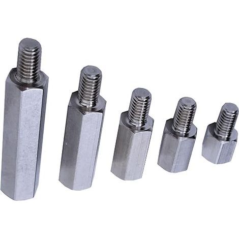 Hex Spacer Male to Female 10mm 15mm 20mm 30mm 40mm M6 x M6 for PCB Hex Fasteners Hardware Accessories 304 Stainless Steel