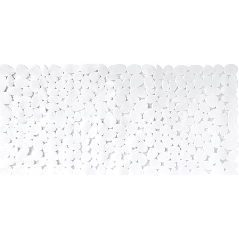 GELCO - tapis de bain antidérapant zen 33x71 blanc