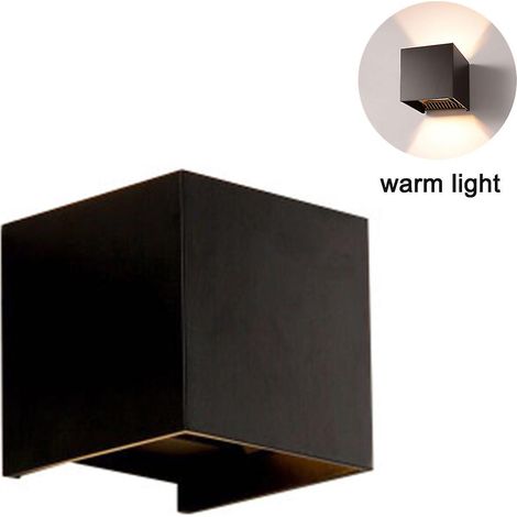 Applique murale extérieure à LED avec détecteur de mouvement, orientable, 12 W, étanche IP65, idéale pour les porches et les espaces extérieurs. (1/5)