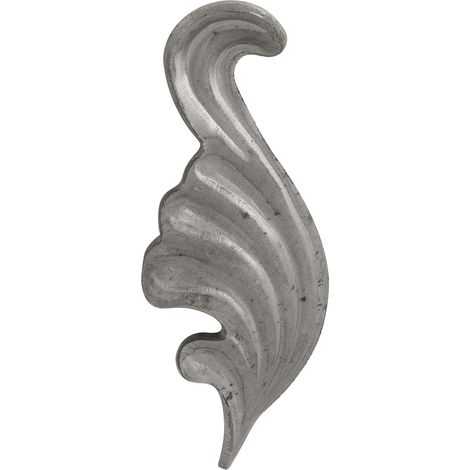 IAM DESIGN Geländerstab Spitze Blatt links 40x110x3mm - Stabspitze für Treppengeländer, Schmiedeeisen (1/5)