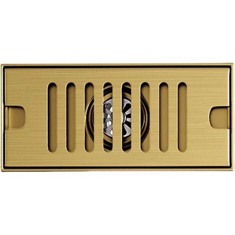 Bonde de sol rectangulaire robuste en acier inoxydable pour (1/5)