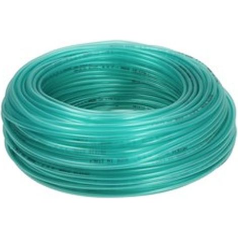 Manguera de combustible transparente ARIETE (verde) 4x7 mm - 1 MB