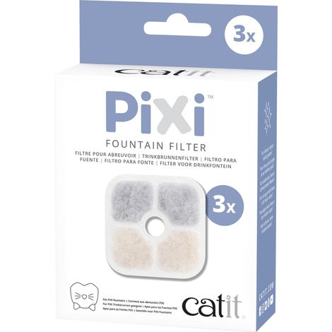 Catit Pixi Trinkbrunnenfilter 3er-Pack Trinkbrunnen