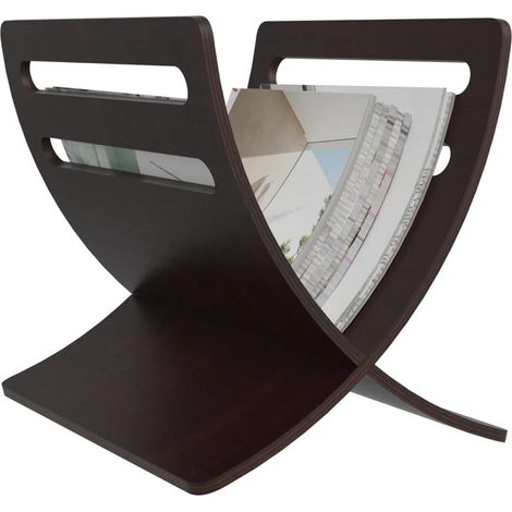 vidaXL Eleganter und praktischer Zeitschriftenhalter aus Holz in Braun