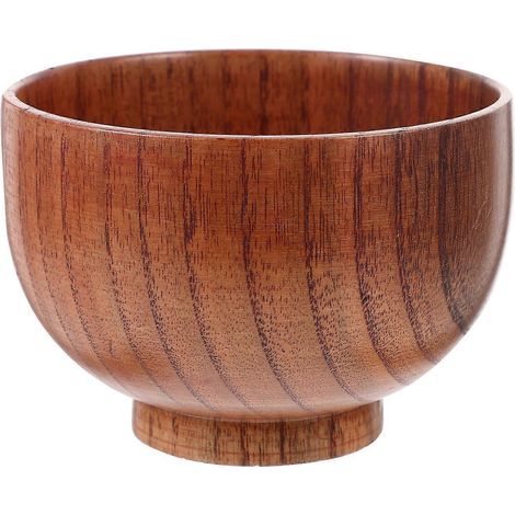 Seifenschale aus Holz für Herren, Becher für Rasierschaum, Reinigungsbecher (Rasierbürste nicht enthalten) (1/4)