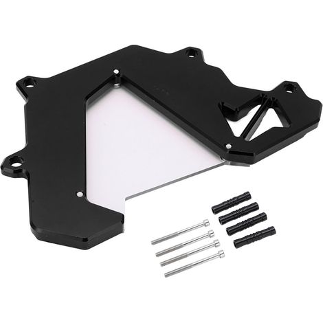 CNC-gefräste Radschutzplatte aus Aluminiumlegierung für das Vorderrad des Motorrads, passend für NINJA1000 (2014–2017), schwarz (1/5)