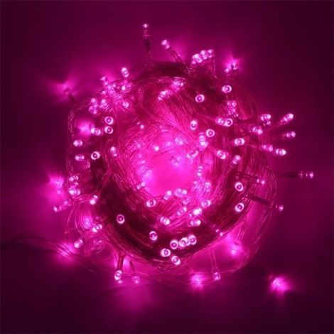 Guirlandes LED Lumières 10M 100 LEDs - Rose