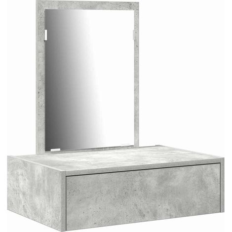 Maison Exclusive - Schminktisch mit Schubladen Grau 60 x 40 x 70