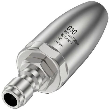 Turbo buse pour laveuse à pression, jet rotatif en acier inoxydable, polyvalent et pratique, pour un usage quotidien (1/5)