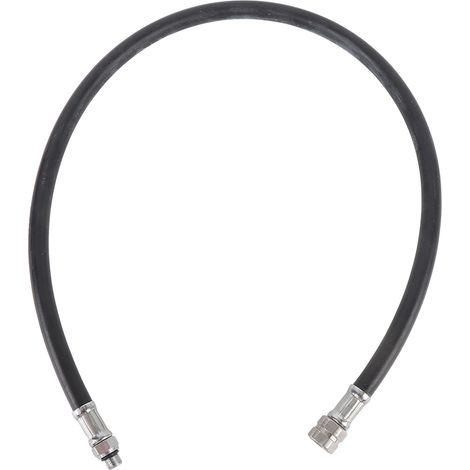 Tuyau de plongée moyenne pression en PVC tressé avec fibres de carbone pour détendeur de deuxième étage. (1/5)